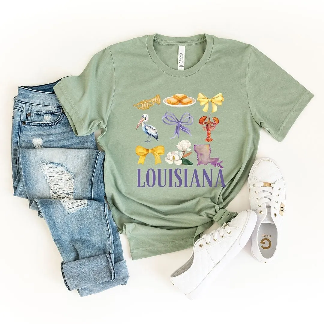 Coquette Louisiana Chart Short Sleeve Tee sold by Zulily