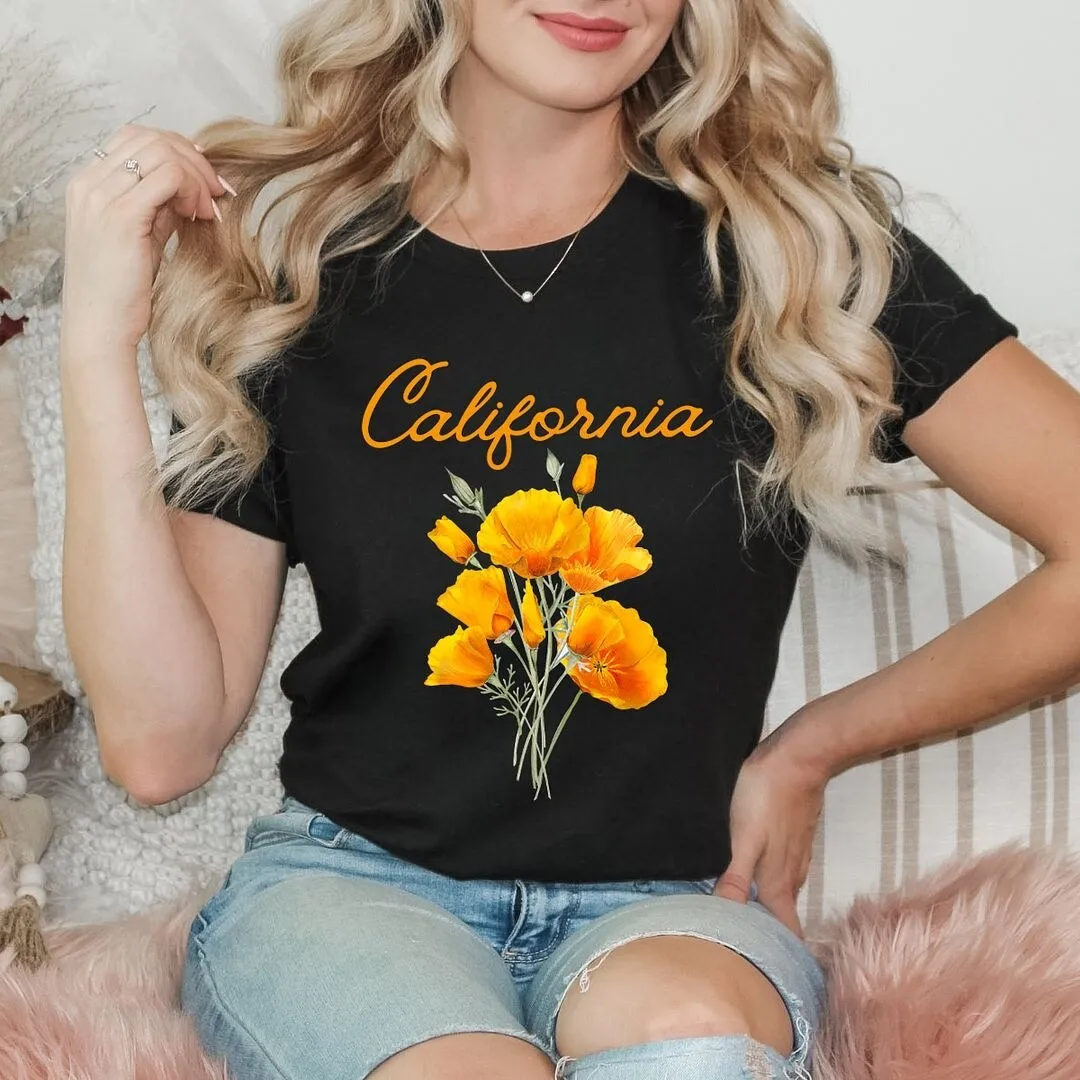 California Flower Colorful Short Sleeve Tee sold by Zulily product image thumbnail 3