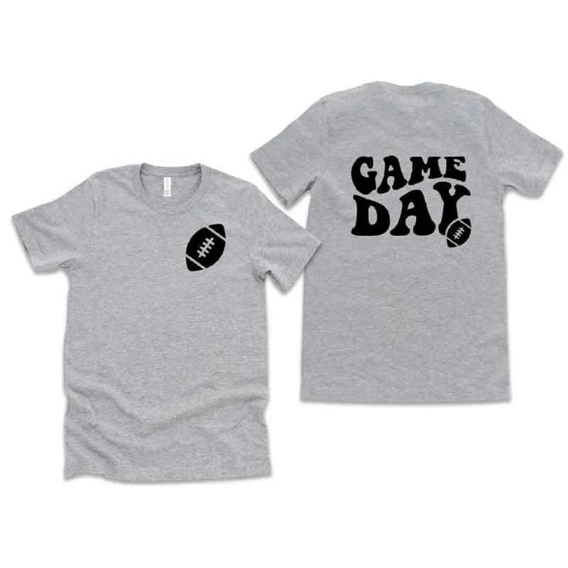 Game Day Football Front & Back Short Sleeve Tee made by Zulily