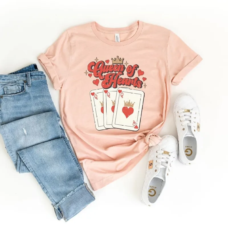 Queen Of Hearts Cards Short Sleeve Crewnneck Tee sold by Zulily