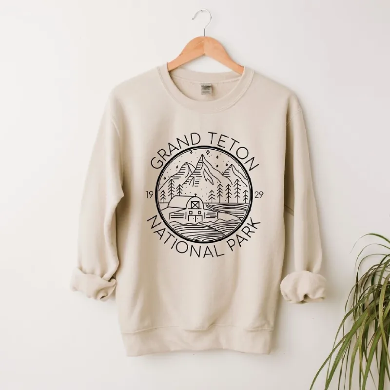 Grand Teton National Park Graphic Sweatshirt sold by Zulily