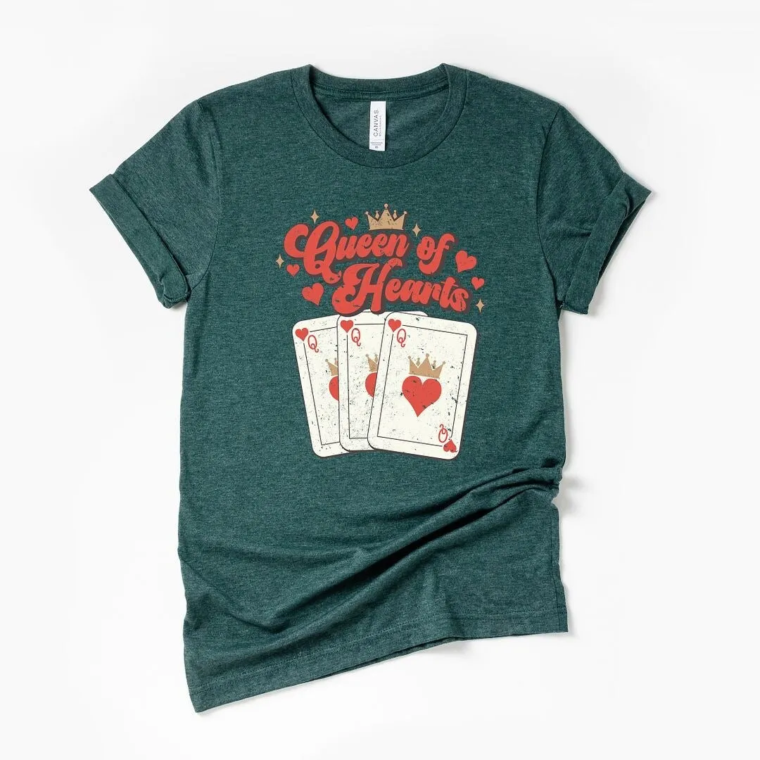 Queen Of Hearts Cards Short Sleeve Crewnneck Tee sold by Zulily product image thumbnail 2