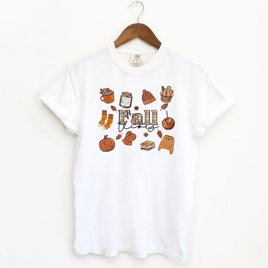 Plaid Fall Vibes Collage Garment Dyed Tee sold by Zulily product image thumbnail 2