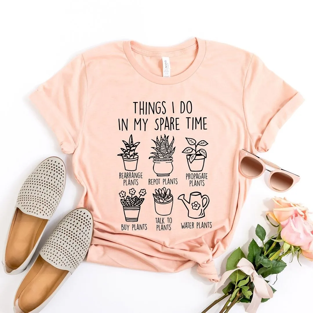 Things I Do In My Spare Time Short Sleeve Tee sold by Zulily