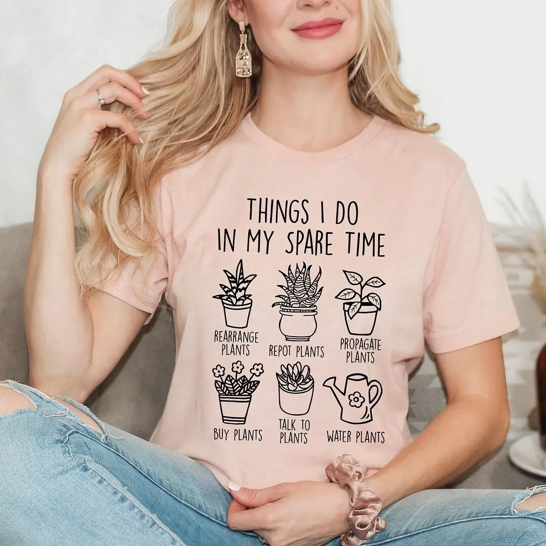 Things I Do In My Spare Time Short Sleeve Tee sold by Zulily product image thumbnail 3