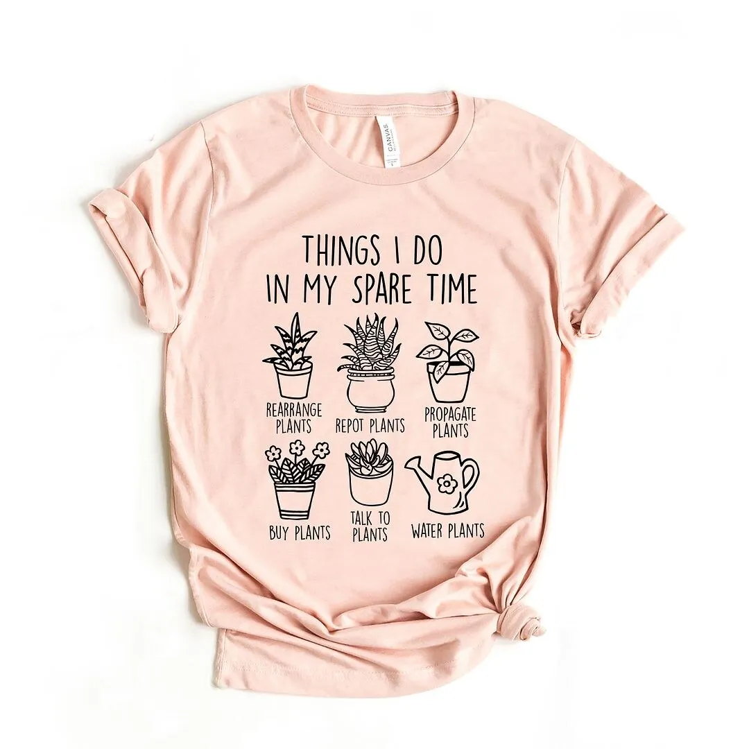 Things I Do In My Spare Time Short Sleeve Tee sold by Zulily product image thumbnail 2