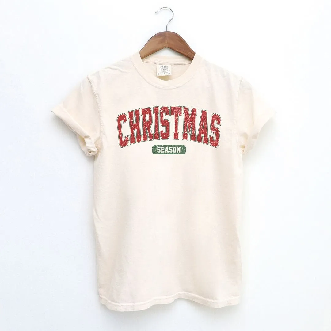 Varsity Christmas Season Garment Dyed Tee sold by Zulily product image thumbnail 2