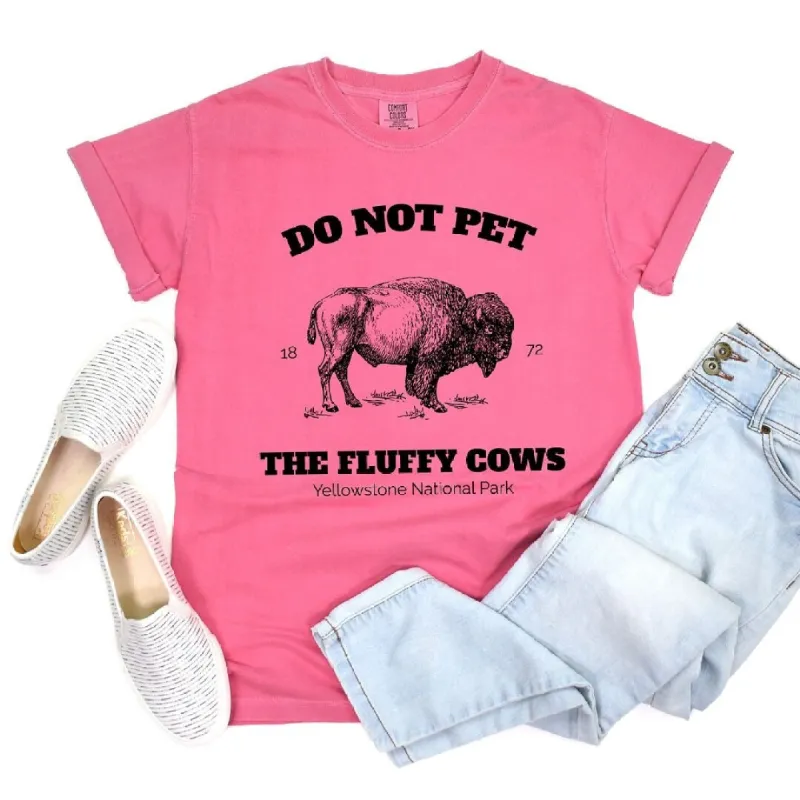 Yellowstone Fluffy Cows Garment Dyed Tee sold by Zulily
