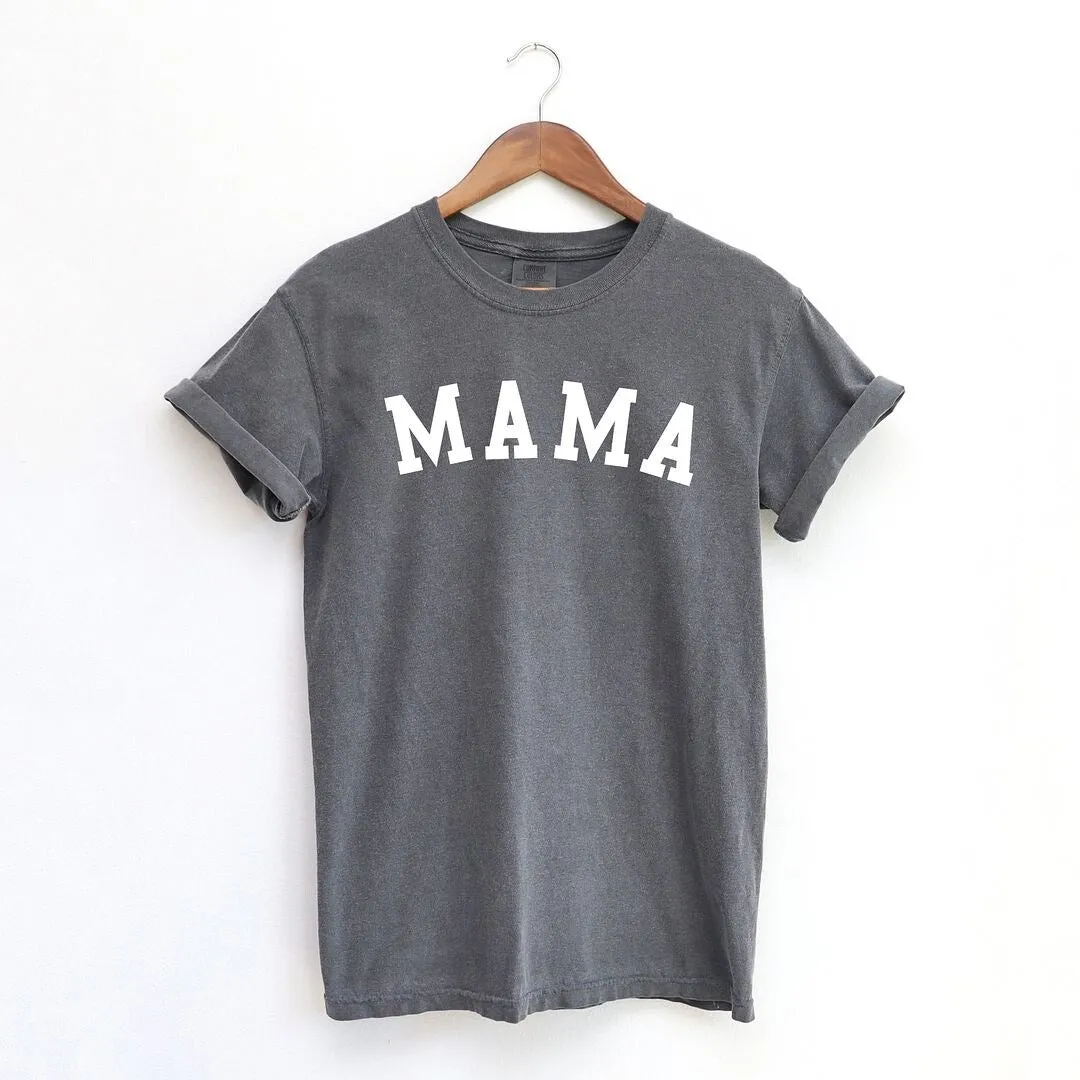 Mama Bold Garment Dyed Tee sold by Zulily