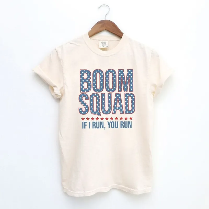 Boom Squad Varsity Stars Garment Dyed Tee sold by Zulily