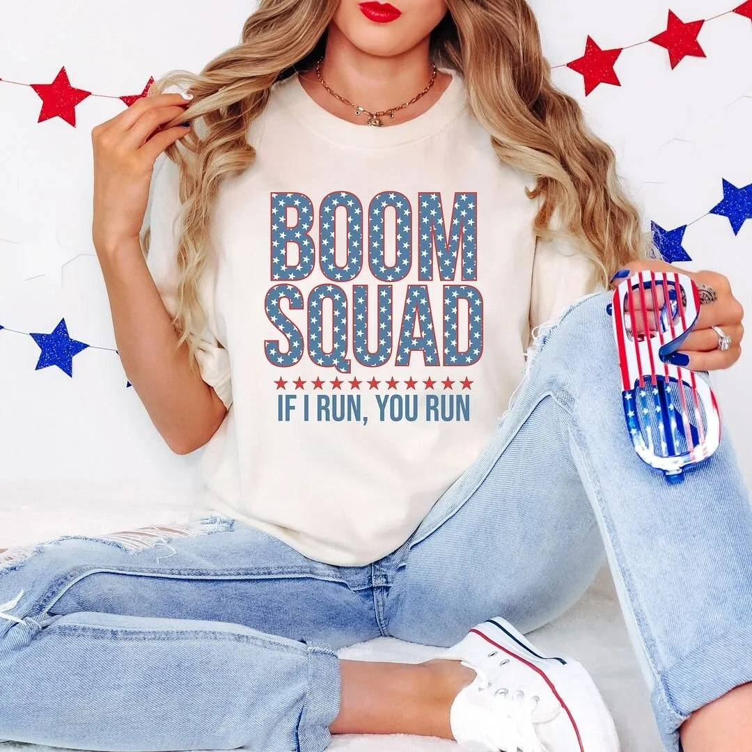Boom Squad Varsity Stars Garment Dyed Tee sold by Zulily product image thumbnail 2