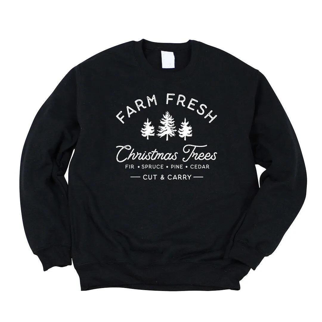 Farm Fresh Christmas Trees Graphic Sweatshirt sold by Zulily product image thumbnail 2