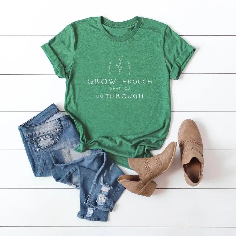 Grow Through What You Go Through Short Sleeve Tee sold by Zulily