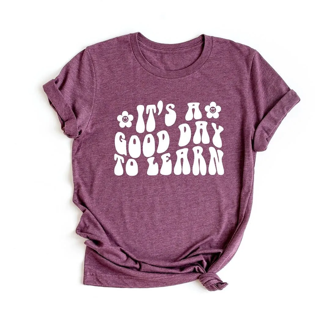 Good Day To Learn Short Sleeve Tee sold by Zulily product image thumbnail 2