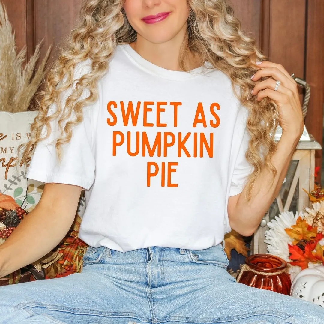 Sweet As Pumpkin Pie Garment Dyed Tee sold by Zulily product image thumbnail 2