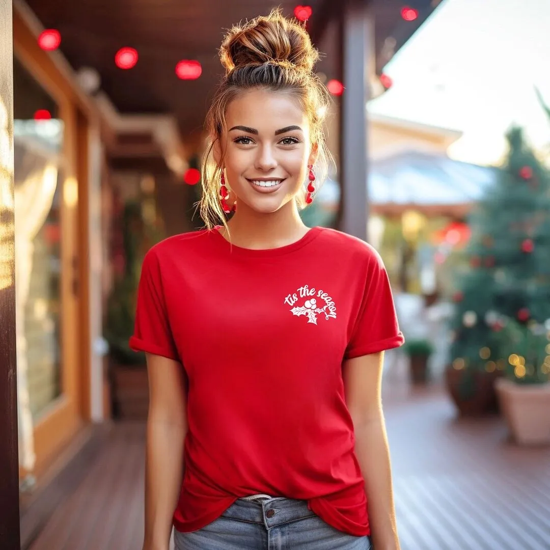 Tis The Season Holly Berries Mini Short Sleeve Crewnneck Tee sold by Zulily product image thumbnail 3