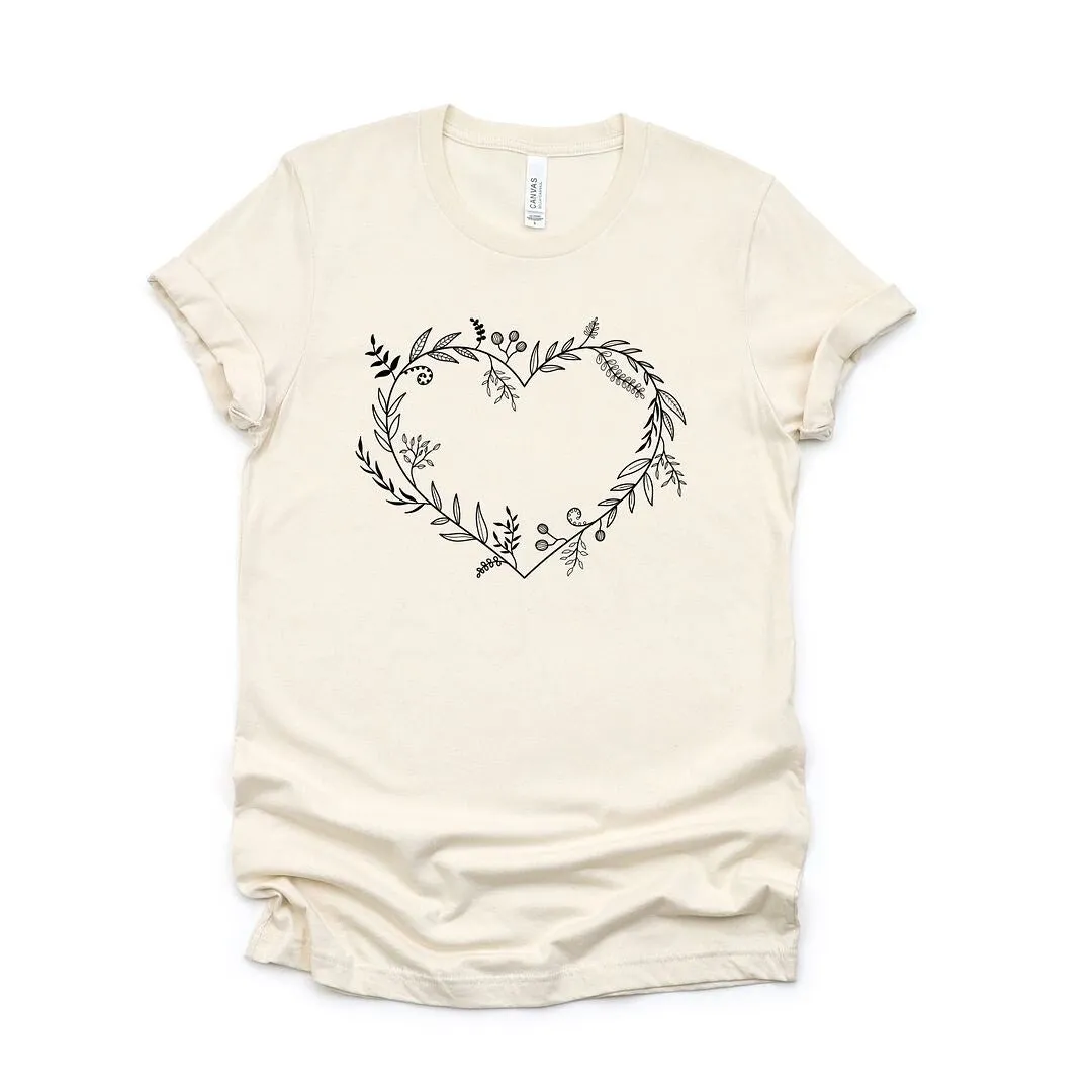 Floral Heart Short Sleeve Tee sold by Zulily product image thumbnail 2