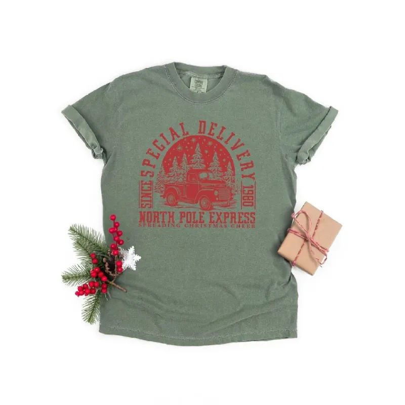 Special Delivery Garment Dyed Tee sold by Zulily