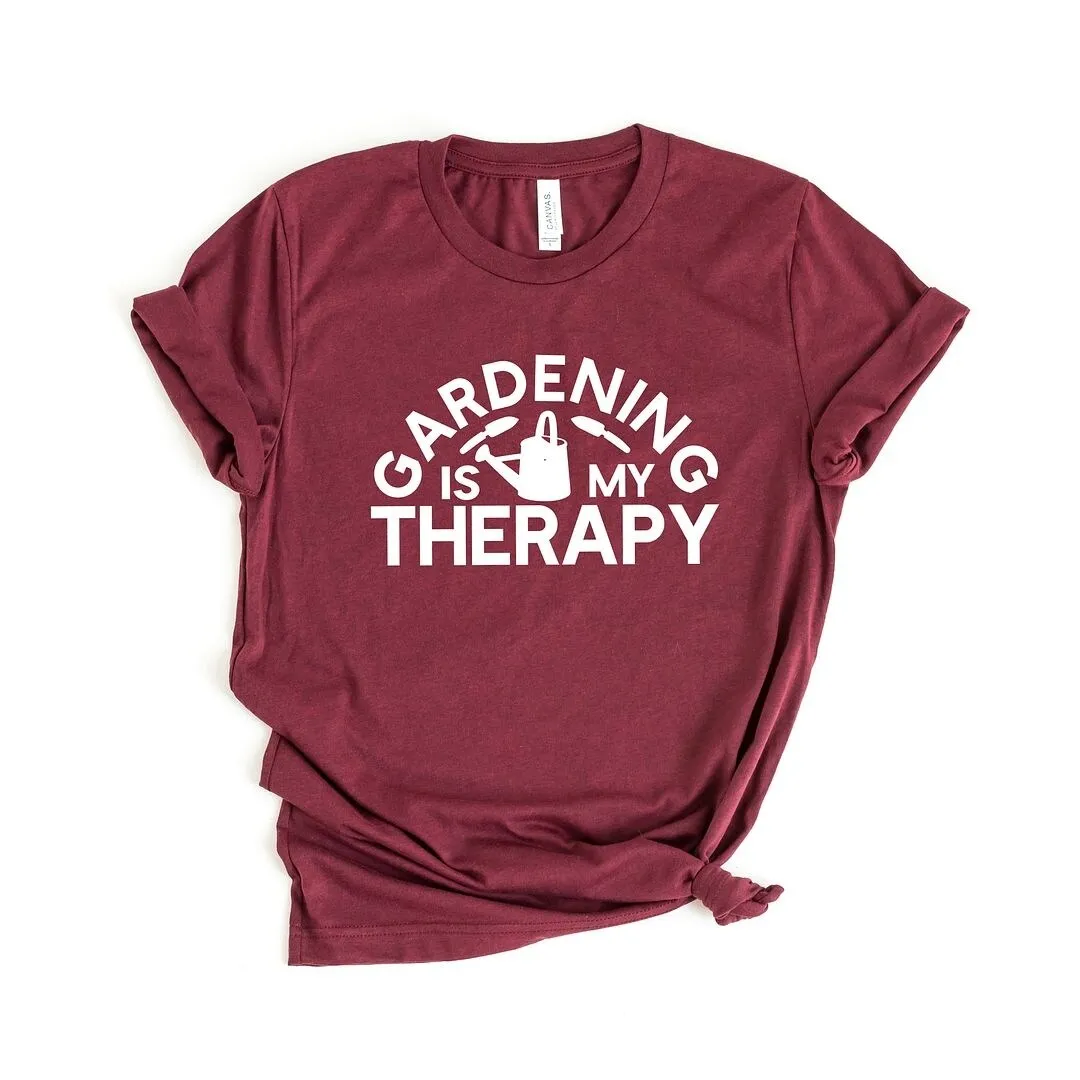 Gardening Is My Therapy Watering Can Short Sleeve Tee sold by Zulily product image thumbnail 2