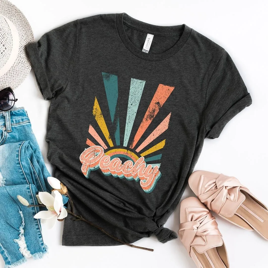 Retro Peachy Short Sleeve Tee sold by Zulily