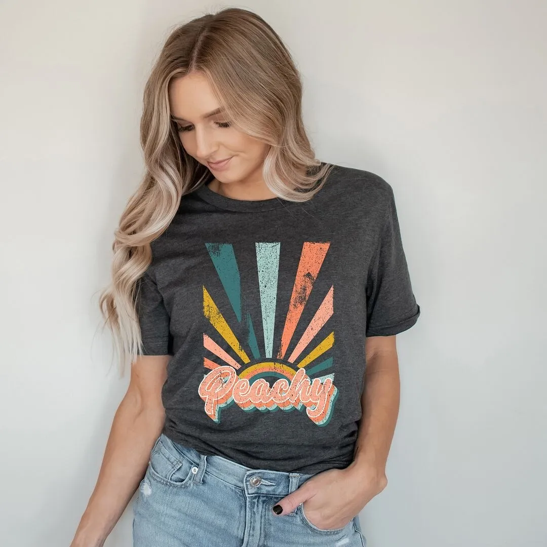 Retro Peachy Short Sleeve Tee sold by Zulily product image thumbnail 3