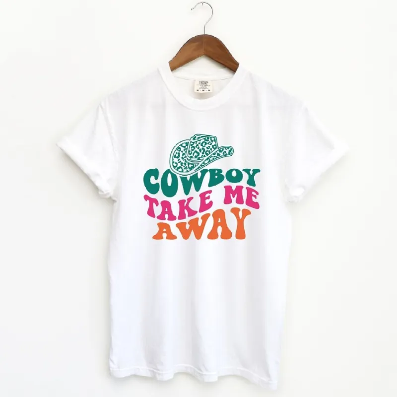 Cowboy Take Me Away Hat Garment Dyed Tee sold by Zulily