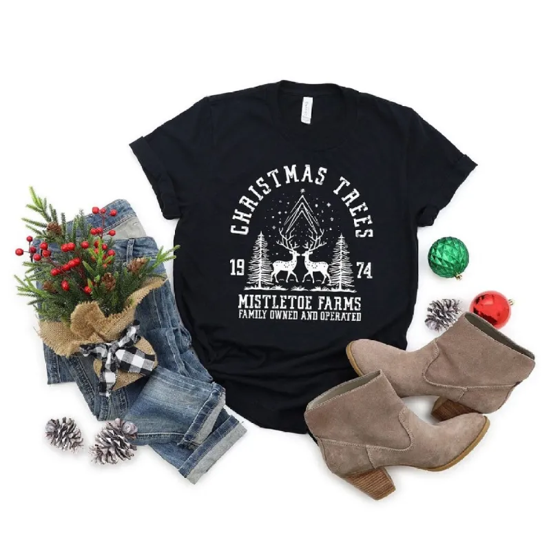 Mistletoe Farms 1974 Short Sleeve Crewnneck Tee sold by Zulily