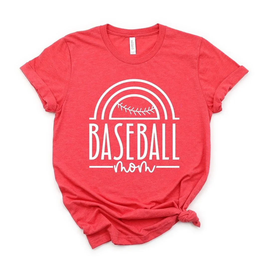 Baseball Mom Arch Short Sleeve Crewnneck Tee sold by Zulily product image thumbnail 2