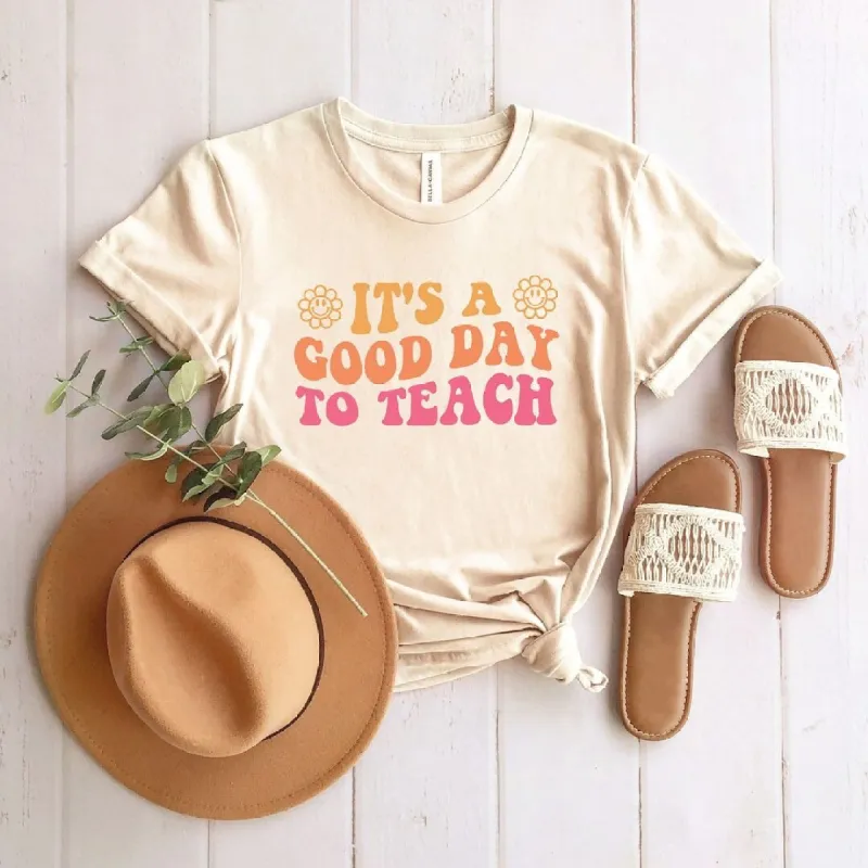 It's A Good Day To Teach Short Sleeve Tee sold by Zulily