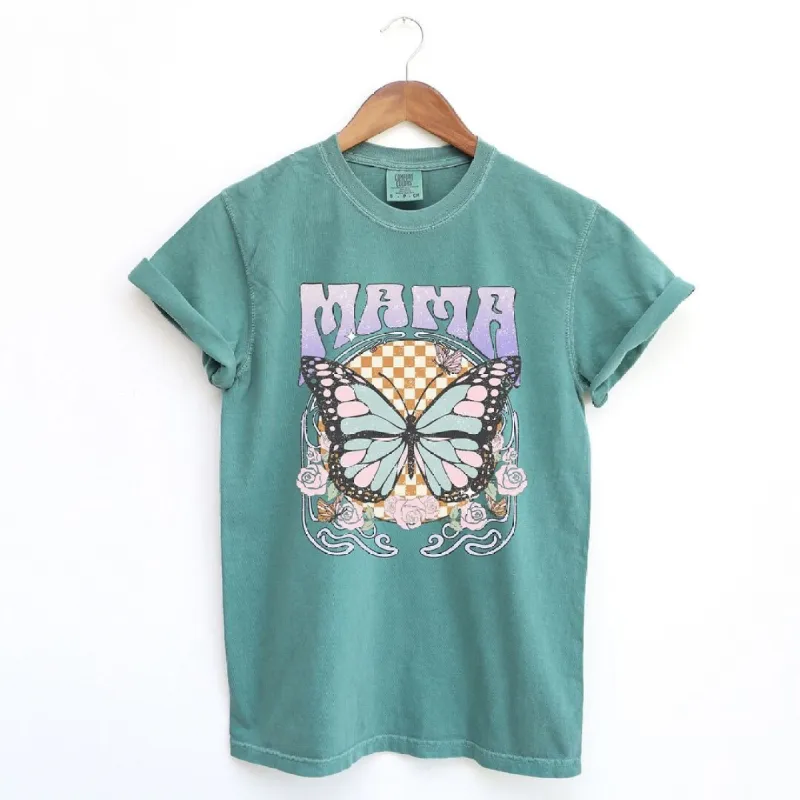 Mama Butterfly Garment Dyed Tee sold by Zulily