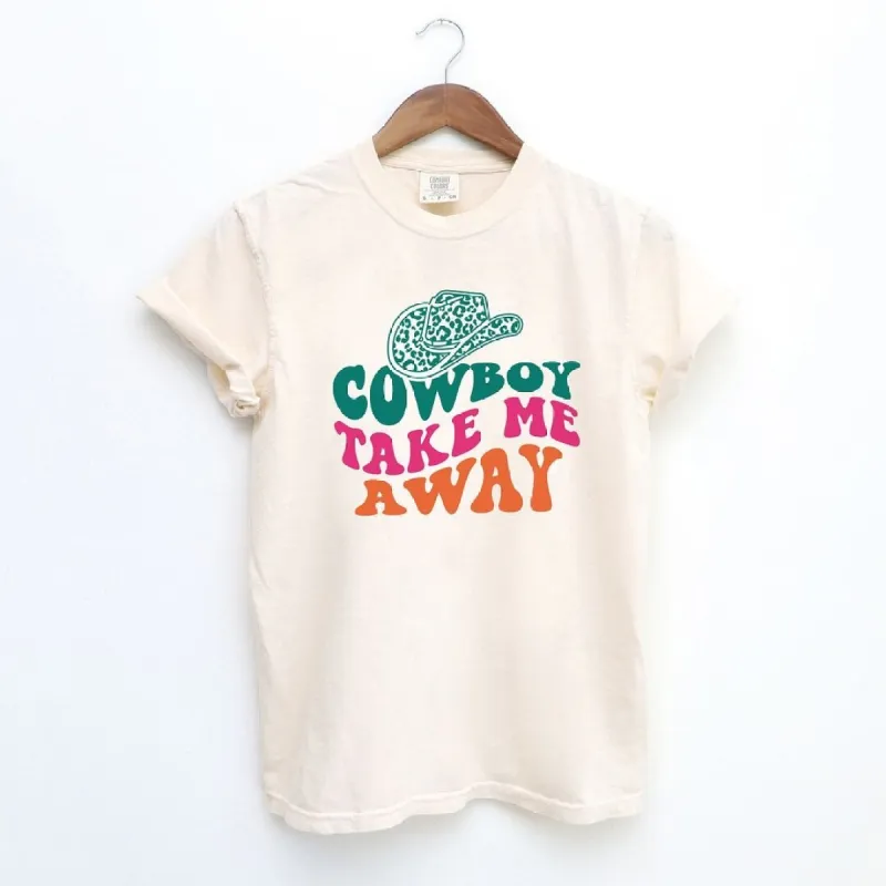 Cowboy Take Me Away Hat Garment Dyed Tee sold by Zulily