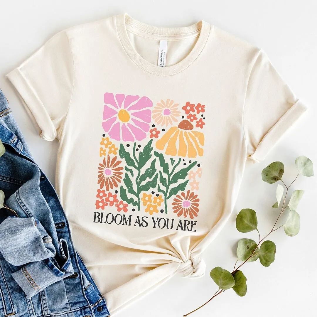 Boho Bloom As You Are Short Sleeve Tee sold by Zulily