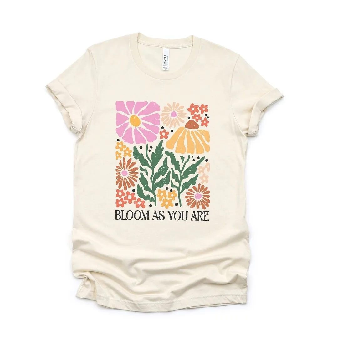 Boho Bloom As You Are Short Sleeve Tee sold by Zulily product image thumbnail 2