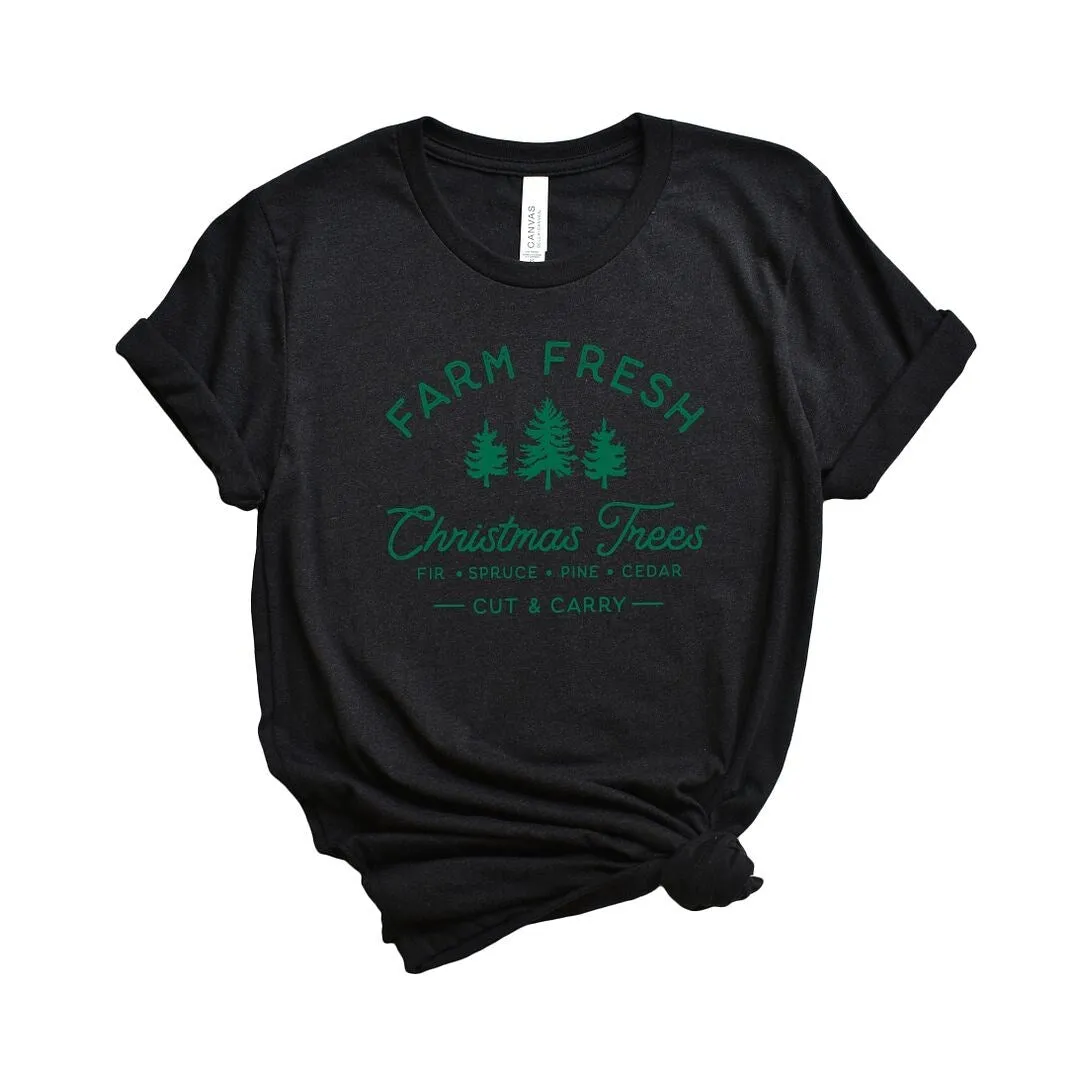 Farm Fresh Christmas Trees Short Sleeve Crewnneck Tee sold by Zulily product image thumbnail 2