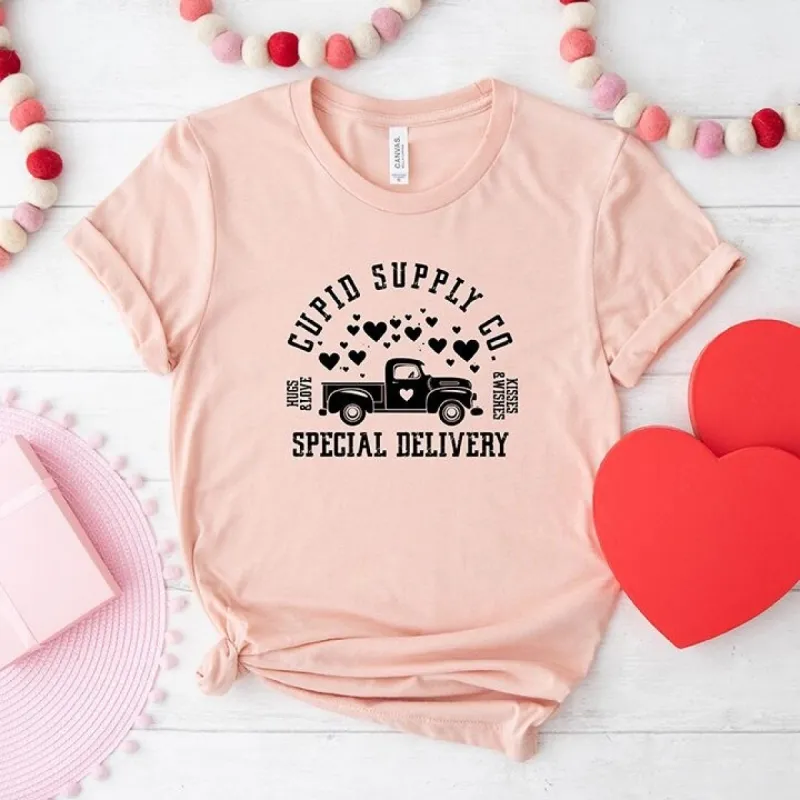 Cupid Supply Co Short Sleeve Crewnneck Tee sold by Zulily