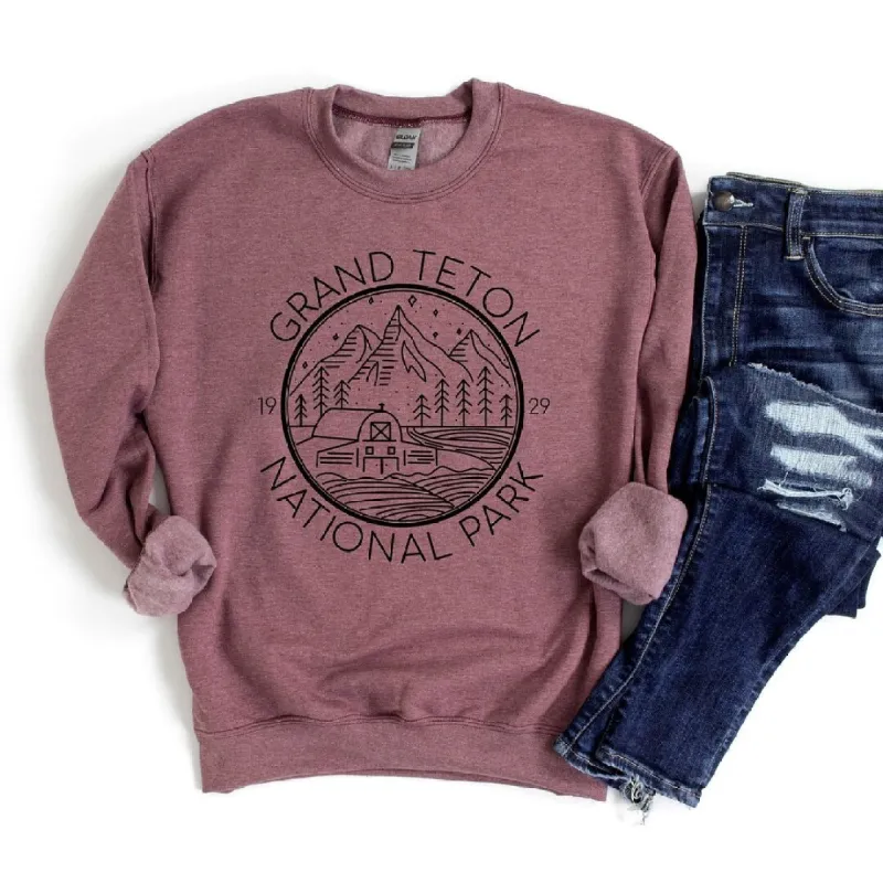 Grand Teton National Park Graphic Sweatshirt sold by Zulily