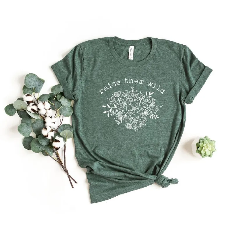 Raise Them Wild Short Sleeve Tee sold by Zulily