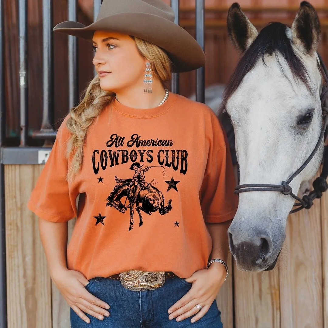 All American Cowboys Club Garment Dyed Tee sold by Zulily product image thumbnail 2