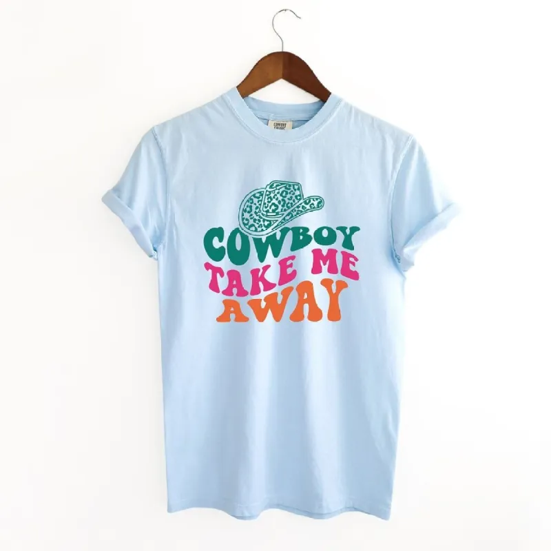 Cowboy Take Me Away Hat Garment Dyed Tee sold by Zulily