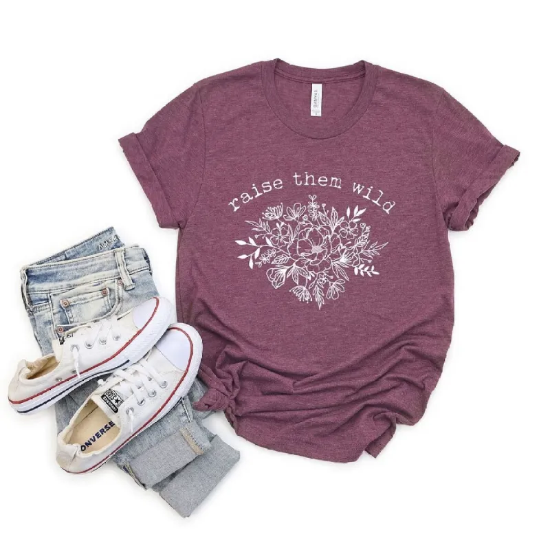 Raise Them Wild Short Sleeve Tee sold by Zulily
