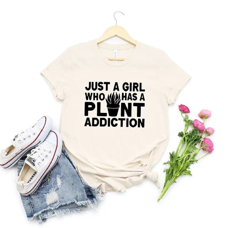 Plant Addiction Short Sleeve Tee sold by Zulily