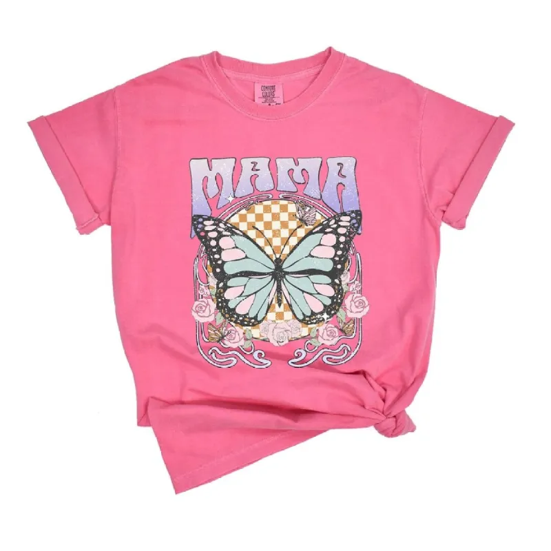 Mama Butterfly Garment Dyed Tee sold by Zulily