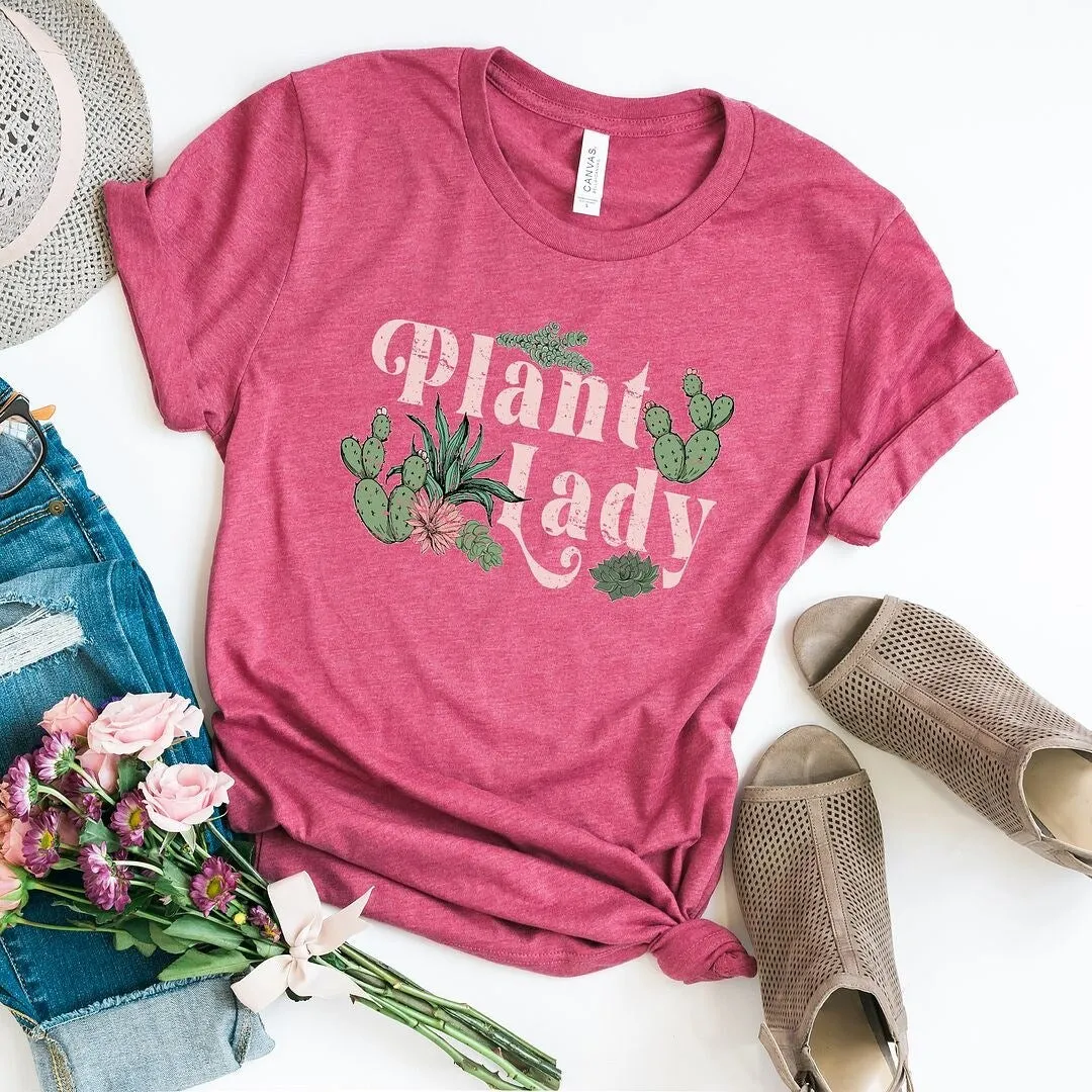 Plant Lady Colorful Short Sleeve Tee sold by Zulily