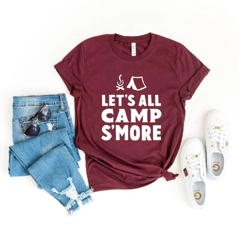 Let's All Camp S'More Short Sleeve Tee sold by Zulily
