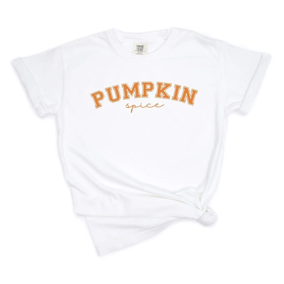 Curved Pumpkin Spice Garment Dyed Tee sold by Zulily