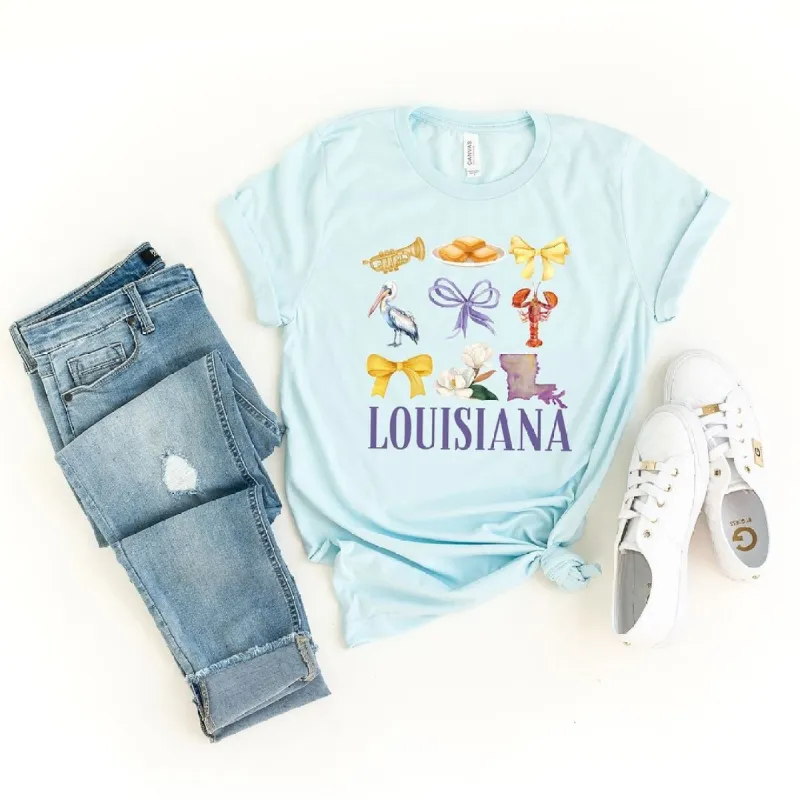 Coquette Louisiana Chart Short Sleeve Tee sold by Zulily