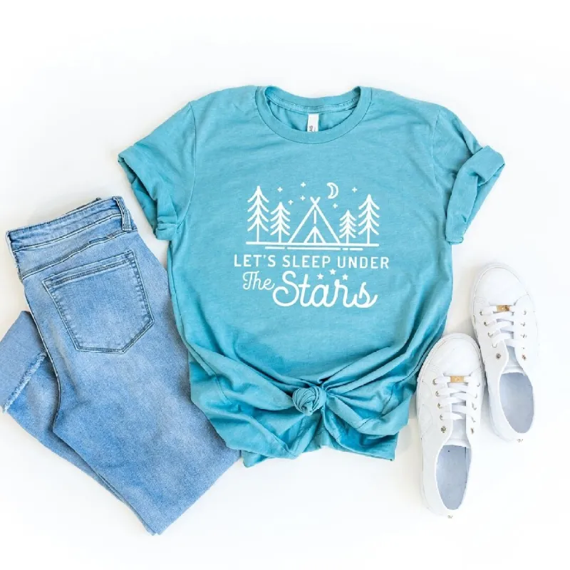 Let's Sleep Under The Sars Short Sleeve Tee sold by Zulily