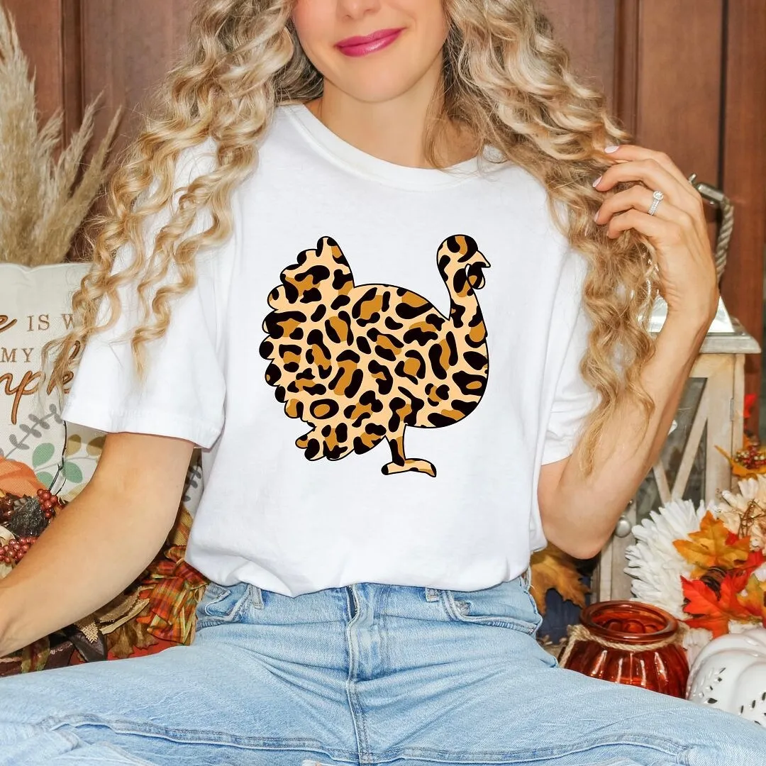 Leopard Turkey Garment Dyed Tee sold by Zulily product image thumbnail 2