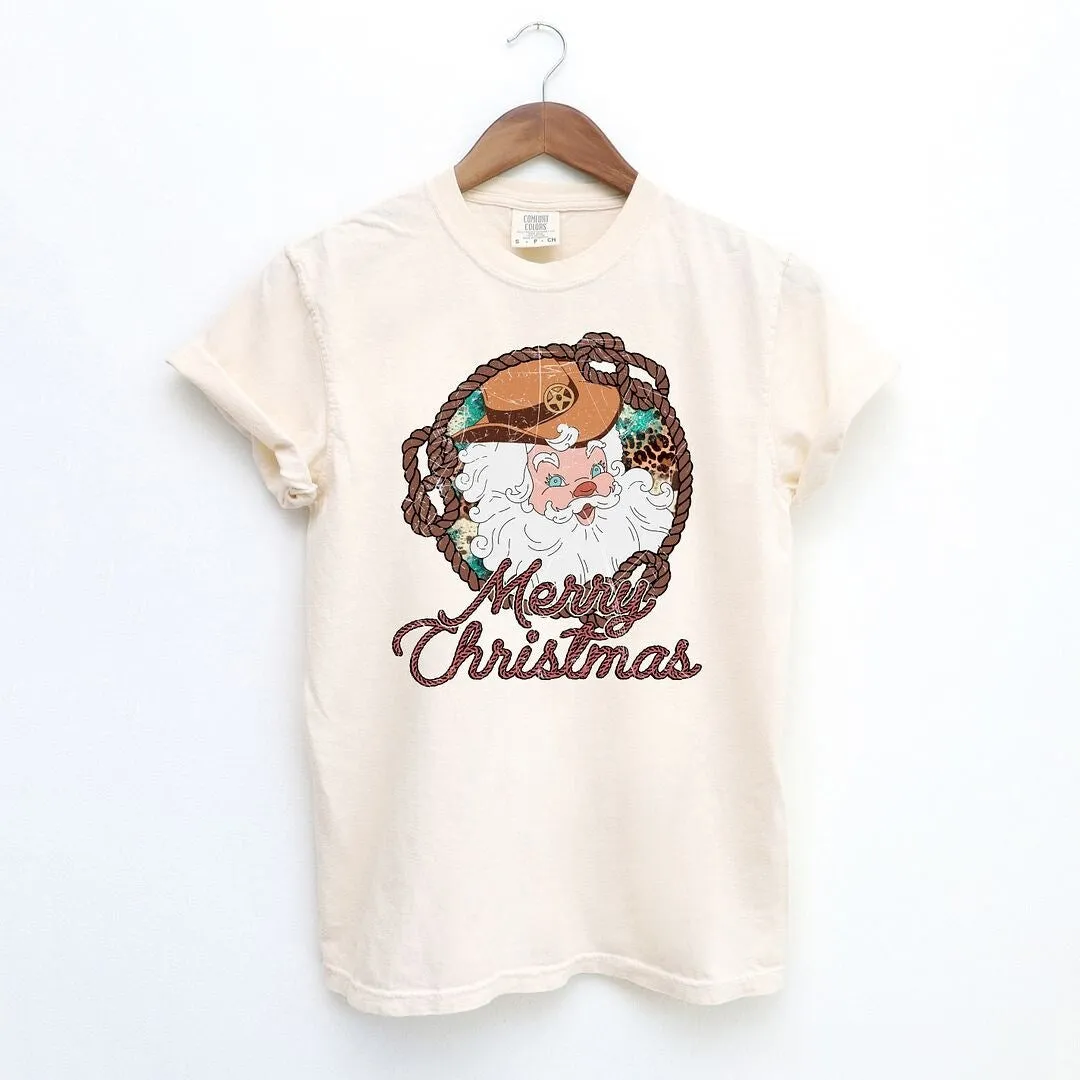 Western Santa Garment Dyed Tee sold by Zulily product image thumbnail 2