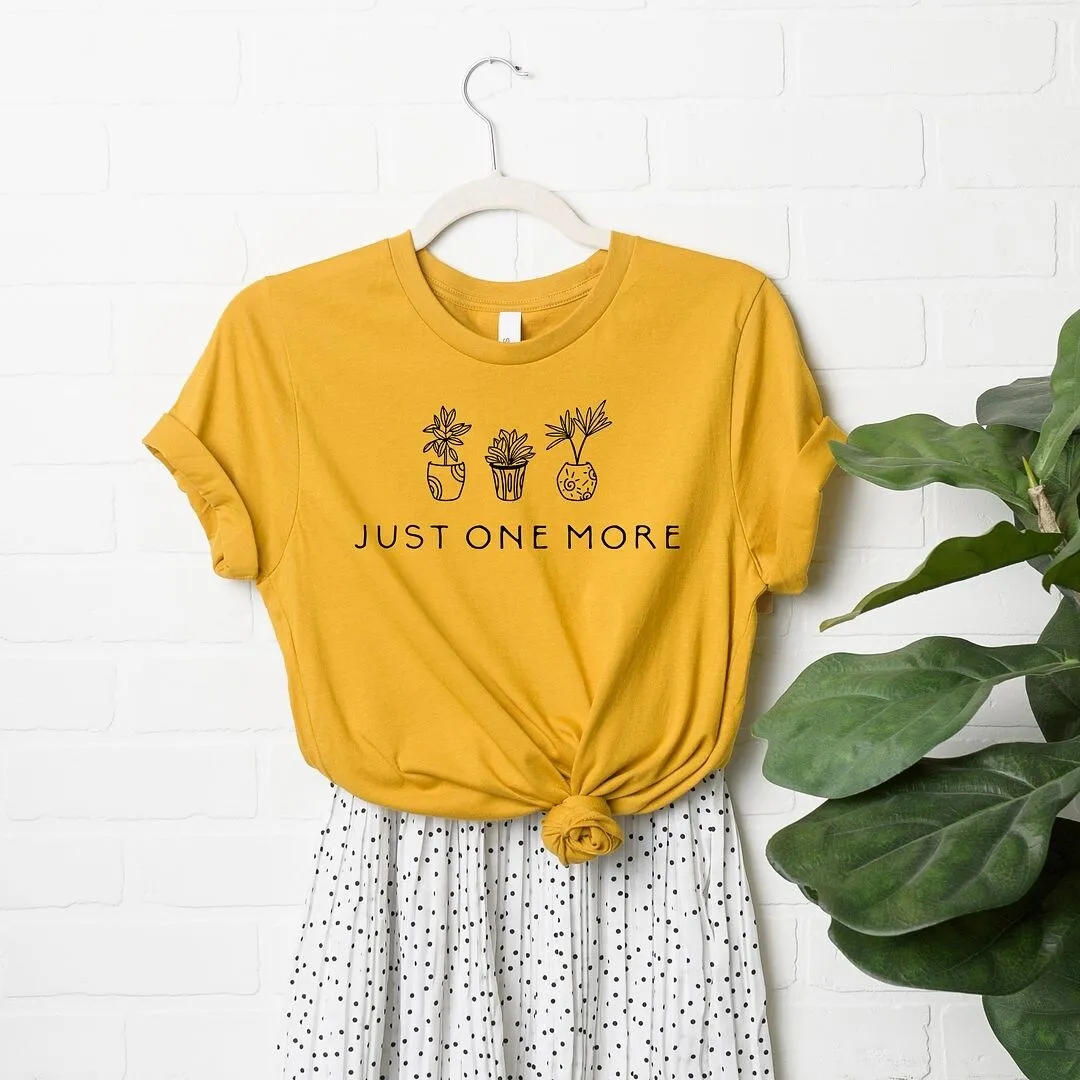 Just One More Plant Short Sleeve Tee sold by Zulily